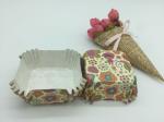 Food Safe PET Paper Baking Cups Disposable Cute Special Pattern For Cupcake /