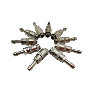 China Copper Durable NIBP Hose Connectors , Diameter 5mm Blood Pressure Tube Connector wholesale