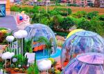 Self Cleaning 4.5m Crystal Dome Outdoor Event Tents For Glamping