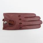 Sheepskin Hole Custom Driving Gloves , Leather Drivers Work Gloves Without