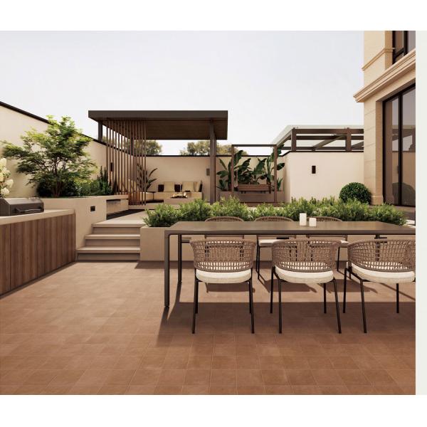 Brown Eco-Friendly Ceramic Floor Tiles 24x24 Clay AAA Grade