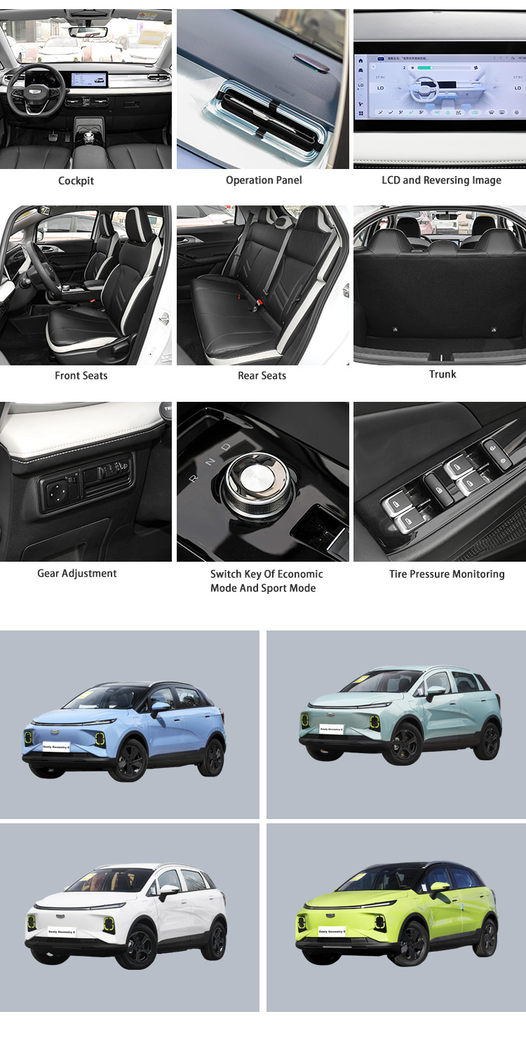 New Energy Fast Charging Electric Car High Speed Geely Used Car