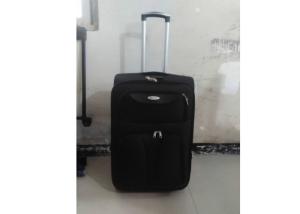 China ABS Soft Trolley Case Eva Expandable Luggage 2 Big Wheels With Iron Trolley wholesale
