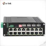 Industrial L2+ 16-Port 10/100/1000T 802.3at PoE + 4-Port 1000X SFP Managed