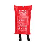 Silicone Coating BS EN 1869 Fire Blanket Fiberglass 1.2*1.2m