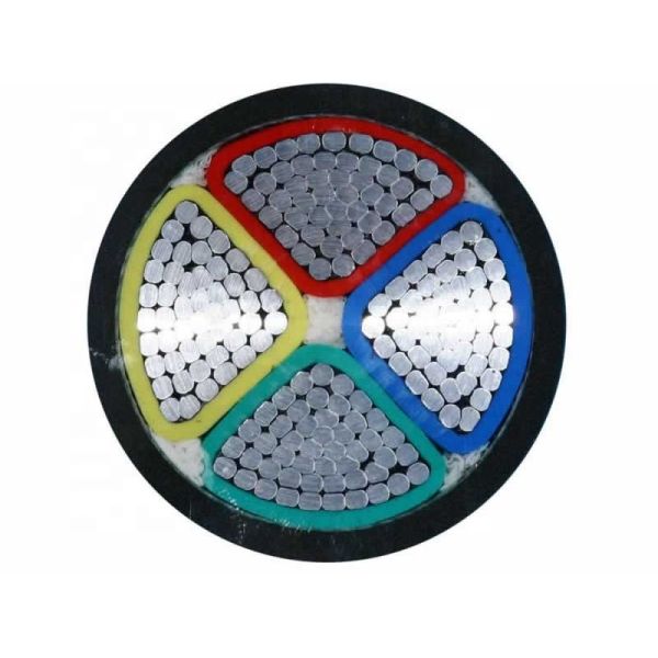 4 Core 95mm PVC Insulated Low Voltage Power Cable For Underground Power Distribution