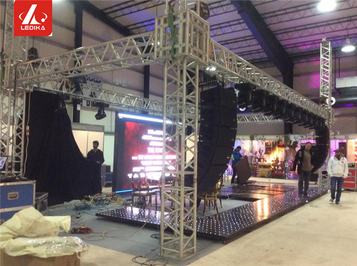 Durable 6082 T6 Aluminum Spigot Truss Indoor Exhibition Truss 450mm * 450mm