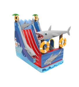 China Children Fun Park Inflatable Baby Shark Slide For Rentals wholesale