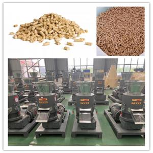 China 55kw Flat Die Wood Pellet Maker 250-800kg/H Biomass Pellet Machine CE on sale