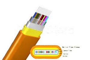 China High Density Compact SM 24 Strand LSZH Indoor Ribbon Fiber Optic Cable wholesale