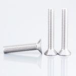 304 Stainless Steel Flat Head Screws for Industrial Applications