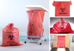 Plastic biohazard infectious waste Dustbin liner, Autoclave Biohazard Bags, High