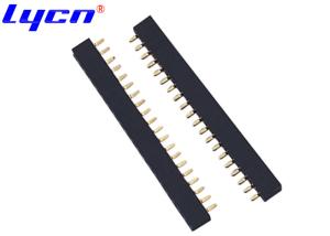 China Single row Dip type female header with Maximum insertion force 0.2KFG insulator material PA9T wholesale