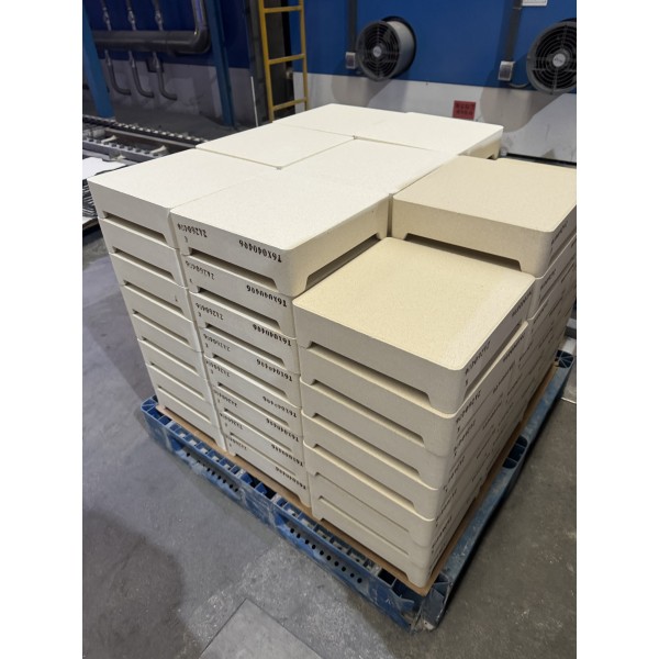 OEM Crack Resistant Cordierite Mullite Sagger Alumina Sagger Stackable Design