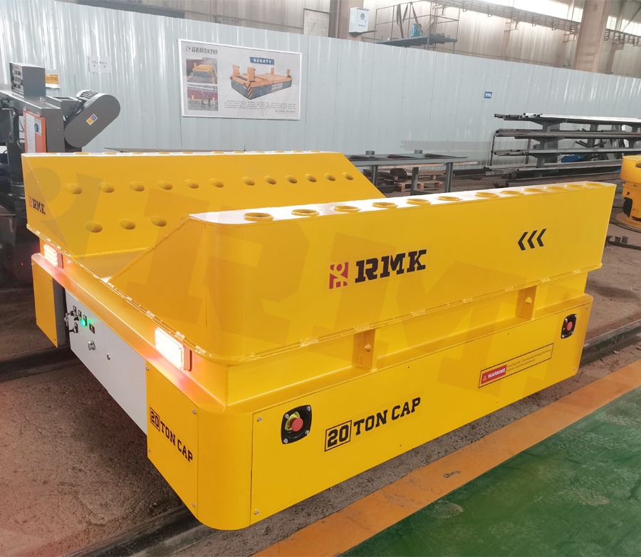 heavy load steel plate transfer trolley