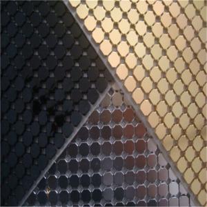 China Decorative Aluminum Sequins Fabric Mesh For Table Cloth / Table Runner wholesale