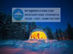 Hotel Dome Camping Tent Geodesic Luxury Glamping Tents