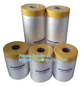 China Disposable Plastic Car Seat Covers Self Static Cling Masking Film PE Protection Film With Tape wholesale