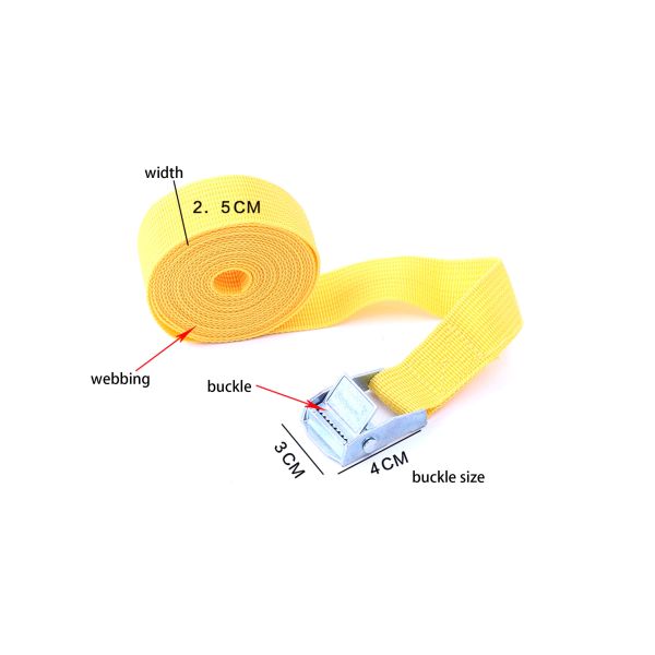 Dansky Wholesale Customized Ratchet Tie Down Strap 100% Polyester Ratchet Tie Downs Straps with Cam Buckle