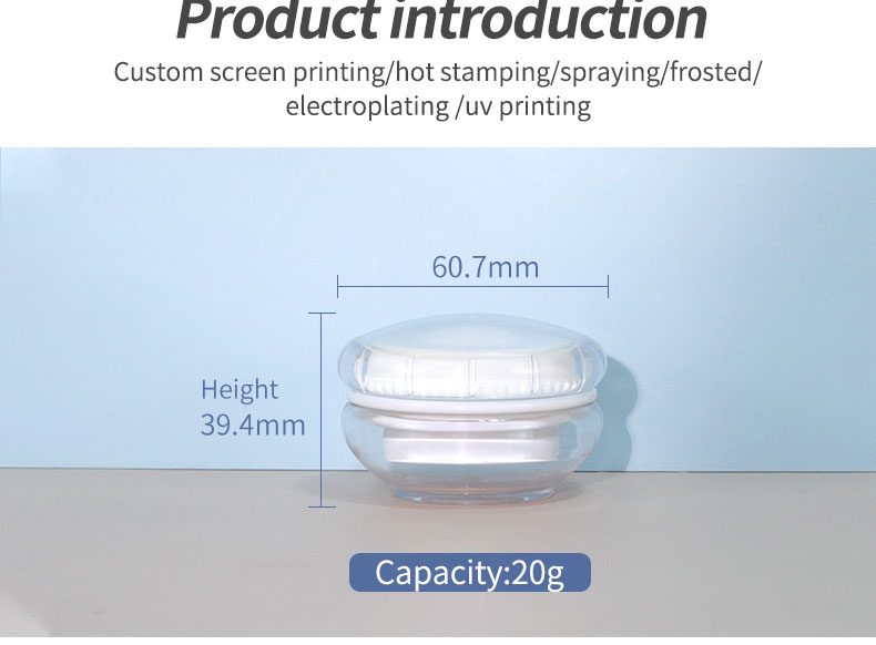 Eye Cream 10g/25g Volume Luxury Black White Face Cream Bottle Container 20g 15ml Perfume Bottles Cosmetic Jars