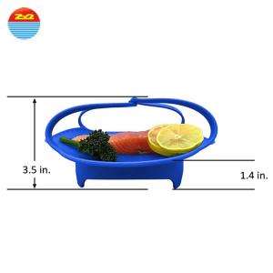 China Progressive Vegetable Steamer Cooking Basket Silicone Steam Cooker wholesale
