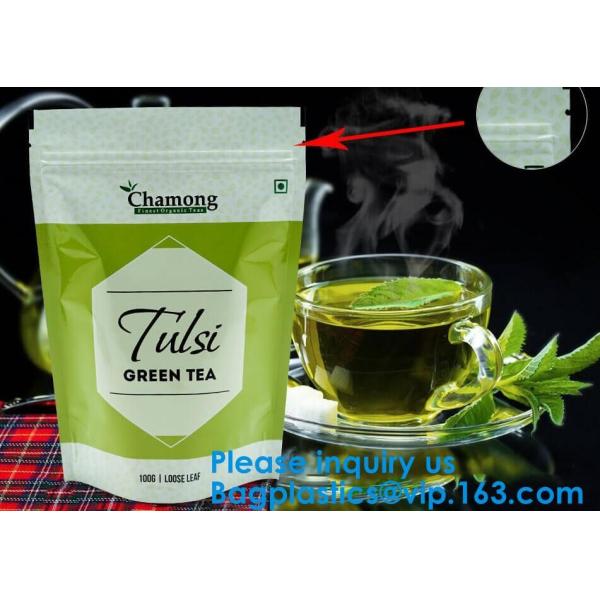 Custom Print Biodegradable Foil Packaging Soft Zipper Stand Up Bottom Gusset Plastic Drinking Pouches Bags With Straws