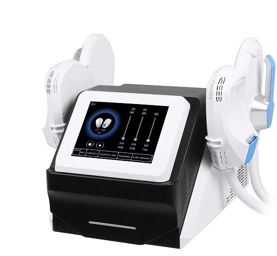 Black Slimming Beauty Machine 3000W Ems Muscle Build Body Contouring Dual