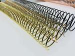 Electroplate Finish 35mm Metal Spiral Binding Coils For Notebook