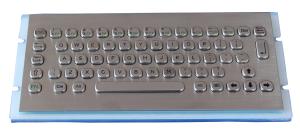 China Compact format Industrial Mini Metal Keyboard / rugged kiosk keyboard IP65 wholesale