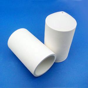 China High Temperature Ceramic Alumina Tube Insulation Al2O3 One End Closed wholesale