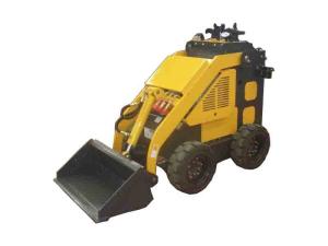 China Yellow Mini Skid Steer Loader With 4 In 1 Bucket Wenyang Machinery WY280 wholesale