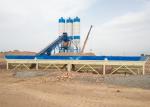 60m3/h belt type sand cement mixing machine automatic concrete batching plant