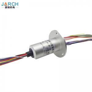 China Fast Speed Alloy Capsule Slip Ring 4 Circuits For Electric Globe Stage / Light Drone wholesale