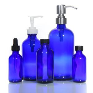 China 50ml 100ml Mini Amber Glass Lotion Bottles Soap Dispenser Bulk wholesale