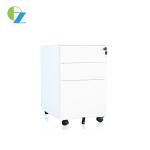 H620mm Metal Mobile Pedestal 3 Drawers Storage With Assembled Construction