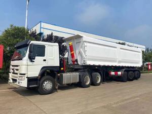 China 35M3 Tipper Trailer Max Payload 30 40 50 Ton 60t 80 Tons Mining Ore Construciton Materials Bauxite Manganese Ore Sand Stones wholesale