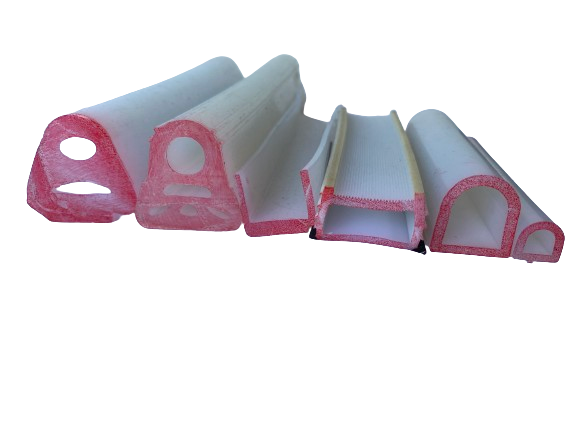 Medical Food Grade Pipe Tube with Customized Colors Silicone Rubber Extrusion Profile