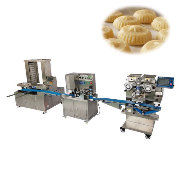 Chocolate Chip Biscuit Encrusting Production Line Automatic Equipment Bakery