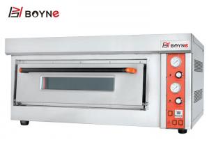 China Commercial Pizza Oven 20~500°C one Deck Durable Stainless Steel Gas Bakery Ovens wholesale