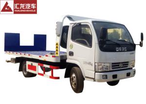 China Hydraulic Ramp Roll Off Tow Truck , Dongfeng Car Carrier Tow Truck Diesel Engine wholesale