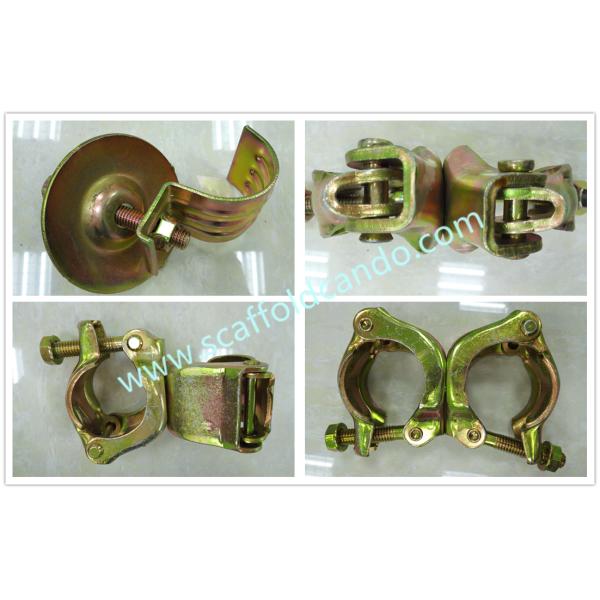 British JIS Korea scaffolding galvanized pressed double coupler, swivel coupler, putlog clamp, sleeve coupler, Limpet
