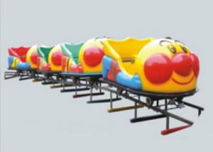 China Durable Big Capacity Ride On Toy Train With Tracks Galvanized Iron Pipe + LLDPE wholesale