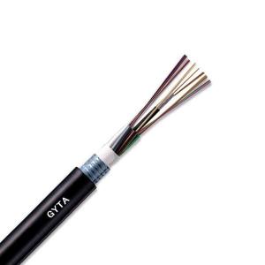 China Outdoor 12 Core Fiber Optic Cable Layer Stranded Armored Optical Cable wholesale