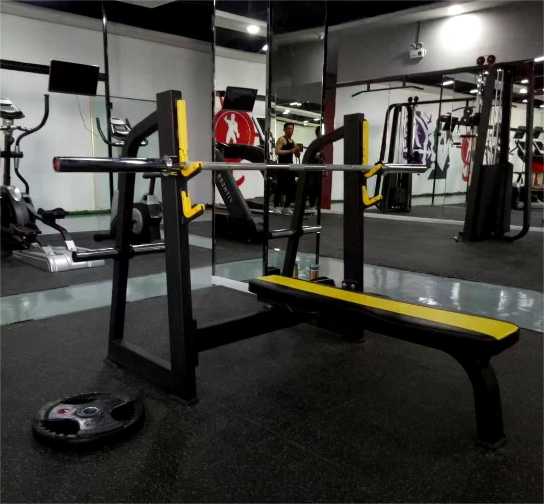 Fitness Equipment Commercial Shoulder Chest Press With Flat Weight Bench