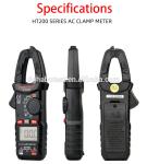Double Backlight Handheld Mini Digital Clamp Meter