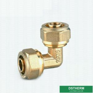 China CW617N DZR Equal Threaded Elbow Pex Brass Fittings ISO9001 wholesale