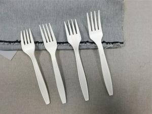 China 5.5/6.3/7 Inch Compostable Cutlery Set Fork Spoon Knife None Environmental Damage Corn Starch Cutlery wholesale