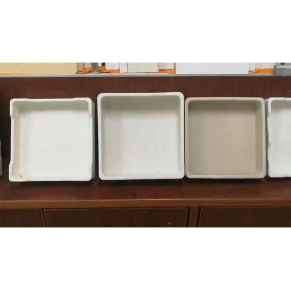 Sintered Lithium Battery Materials Mullite Sagger Box With Custom Cutting Service
