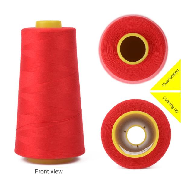 3000 Yards Polyester Durable Black Garment 40s/2 Sewing Threads
