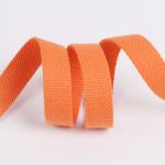 Red Brown Polyester Cotton Ribbon Tape For Bags And Suitcases Handle